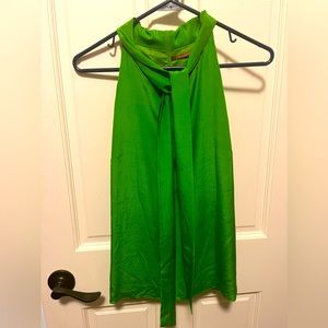 Silk sleeveless blouse